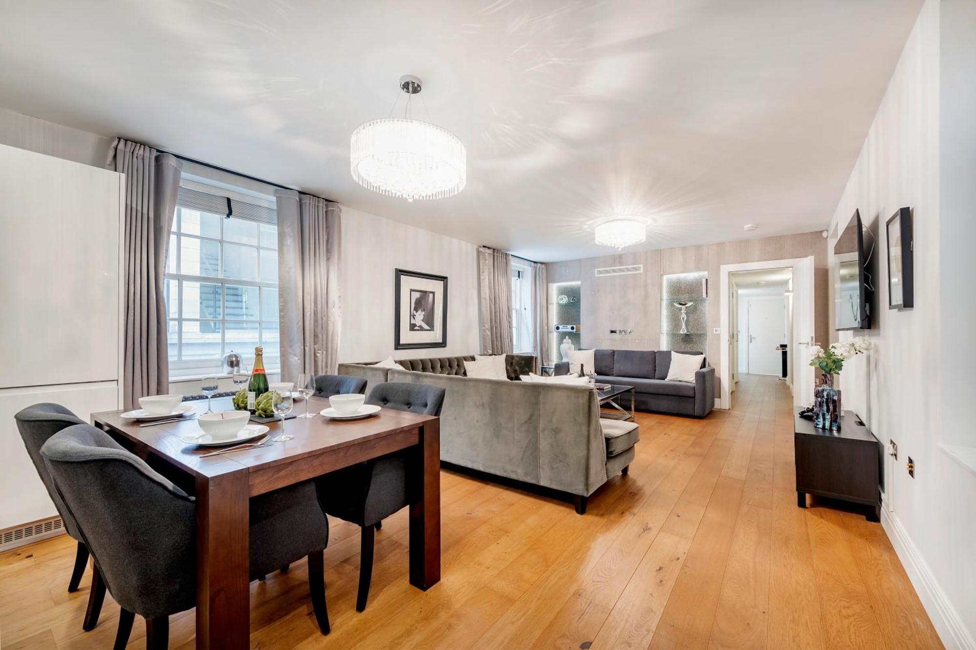 Ferienwohnung Aircon 2 Bedr, 3 Beds, 2 Bath Covent Garden, Subway London Exterior foto