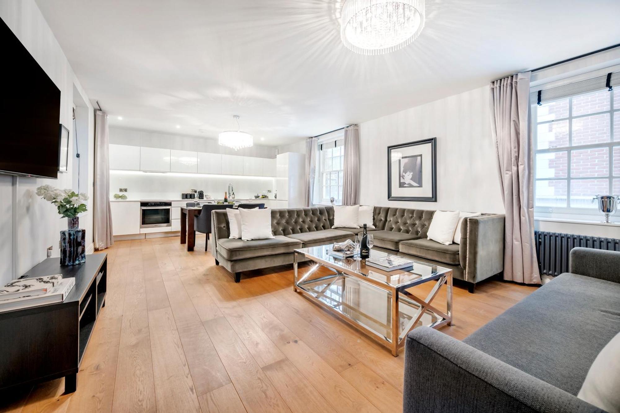 Ferienwohnung Aircon 2 Bedr, 3 Beds, 2 Bath Covent Garden, Subway London Exterior foto